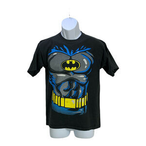 Batman Black Boys T Shirt Size XXL Cotton Short Sleeve Pullover